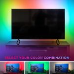 Enbrighten Vibe Spectrum Smart Indoor LED Strip Lights, Color Changing RGBIC Tap... - Image 3