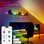 Enbrighten Vibe Spectrum Smart Indoor LED Strip Lights, Color Changing RGBIC Tap... - Image 5
