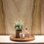 Round Wood Tray, Acacia Wooden Decorative Serving Tray for Coffee Table and Home... - Image 7