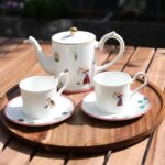 Round Wood Tray, Acacia Wooden Decorative Serving Tray for Coffee Table and Home... - Image 8