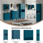 YAUWOH 69" Tall Metal Pantry Cabinet with Microwave Shelf,Microwave Storage Cabi... - Image 5