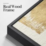 Framed Black and White Abstract Wall Art, 3 Piece Canvas Prints Paintings Artwor... - Image 5