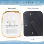 4x6 Picture Frame, Ornate Photo Frame White & Gold, Hand-Crafted Resin Table Top... - Image 4