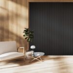 OUZUGIE WPC Acoustic Slat Wall Paneling, 8-Pack 96 x 6 Inches 3D Wall Panels for... - Image 3