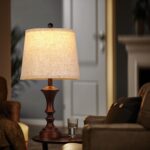 ROTTOGOON Retro Table Lamps Set of 2 Nightstand Lamp for Bedroom Vintage Rustic ... - Image 3