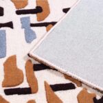 Modern Wool Area Rug - Contemporary Abstract Geometric Design, Thick & Soft Luxu... - Image 5