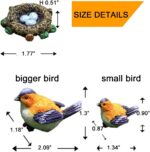 Fairy Garden Accessories,Bird Ornaments for Fairy Garden Resin Bird Figurines DI... - Image 6
