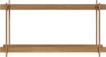 Kate and Laurel Dominic Modern Metal Bathroom Shelf; 28 x 7 x 15; Dark Gold; Sle... - Image 6