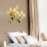 Weysat 30 Pcs Mirror Wall Stickers Decor Acrylic 3D Tear Drop Decorative Mirrors... - Image 6