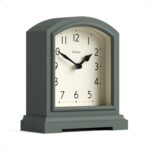 JONES CLOCKS® Tavern Mantel Clock | Small Modern Arch top Design | Asparagus Gre... - Image 3