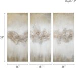 Madison Park Wall Art Living Room Décor - Embellished Hand Painted Canvas, Home ... - Image 6
