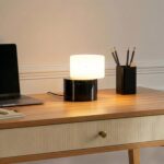 Brightech Zigzag Desk Lamp - Small Dimmable LED Black Marble Table Lamp, Rotatab... - Image 5