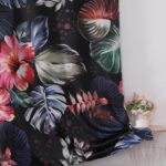 Estelar Textiler Floral Botanical Print Flower Blackout Curtains for Bedroom Wat... - Image 7