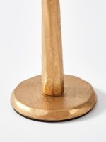 Gold Iron Taper Candle Holder Set of 3, Heavy Wrought Iron Candlestick Holders D... - Image 10