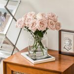 KOIUEYW Clear Vases for Centerpieces, 9 Inch Large Glass Vase for Bouquet, Glass... - Image 9
