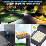 Sunvivo Solar Path Lights,2 Modes(Cold White or Warm White),Bright Solar Path Li... - Image 3