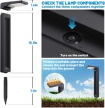 Sunvivo Solar Path Lights,2 Modes(Cold White or Warm White),Bright Solar Path Li... - Image 7