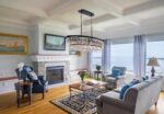 TOCHIC Chandelier 40 inch, Farmhouse Black Crystal Chandelier, Kitchen Island Li... - Image 5