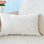 Throw Pillow Rustic Cottage French Country Embroidered Lace Floral Sofa Cushion ... - Image 6