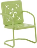 Crosley Furniture Azalea 2-Piece Outdoor Chair Set, Vintage Retro Metal Patio Ch... - Image 9