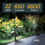 Linkind Solar Lights Outdoor Waterproof IP65, StarRay Dusk-to-Dawn Outdoor Solar... - Image 4