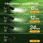 Linkind Solar Lights Outdoor Waterproof IP65, StarRay Dusk-to-Dawn Outdoor Solar... - Image 6