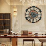 30 Inch Moving Gear Wall Clock, Oversized Wall Clocks, Clock Living Room Decor, ... - Image 8