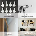 Abstract Black Gold Framed Canvas Wall Art Set,Modern Minimalist Black White Wal... - Image 7