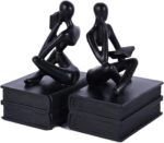 Reading Figurine Book Ends Book Lovers Gifts for Bookshelf Decorations for Reade... - Image 6