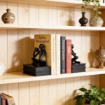 Reading Figurine Book Ends Book Lovers Gifts for Bookshelf Decorations for Reade... - Image 8