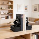 Reading Figurine Book Ends Book Lovers Gifts for Bookshelf Decorations for Reade... - Image 9