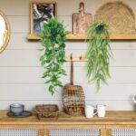 Der Rose 6Pcs Fake Hanging Plants Artificial Vines Faux Hanging Plants Indoor fo... - Image 5