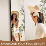 Delma Arched Mirror Full Length,Standing Mirror Full Body,Large Floor with Stand... - Image 3