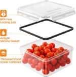 HOMETALL 40 PCS Food Storage Containers with Lids Airtight, 100% Leakproof Plast... - Image 4
