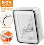 HOMETALL 40 PCS Food Storage Containers with Lids Airtight, 100% Leakproof Plast... - Image 5
