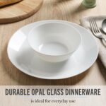 Martha Stewart Opalton Dinner Plates 6-Piece 10-Inch Plate Set – Chip and Break ... - Image 3