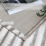 always4u Plush Velvet Curtains Luxury Velour Drapes for Living Room Bedroom Mode... - Image 7