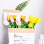 24pcs Multicolor Artificial Tulips Flowers Fake Faux PU Tulip Bouquet Real Touch... - Image 3