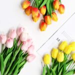 24pcs Multicolor Artificial Tulips Flowers Fake Faux PU Tulip Bouquet Real Touch... - Image 5