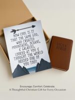Inspirational Christian Wall Art – 8x10 Unframed Print – Faith Quote Artwork wit... - Image 6