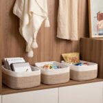 OIASKET Storage Baskets for Organizing 3 Pack, Woven Baskets for Shelves, Closet... - Image 6