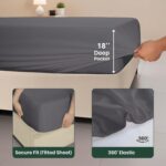 SGI bedding Hotel Quality Luxury King Sheet Set 4 Piece – 100% Organically Grown... - Image 3