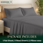 SGI bedding Hotel Quality Luxury King Sheet Set 4 Piece – 100% Organically Grown... - Image 4