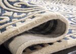 SAFAVIEH Cambridge Collection Area Rug - 6' Square, Navy Blue & Ivory, Handmade ... - Image 8