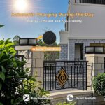 Outdoor Solar Post Lights Luxury Modern Solar Post Cap Light Fence Deck Column L... - Image 3