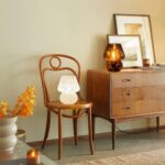 ONEWISH Mushroom Lamp Small Vintage Table Lamp for Bedroom Nightstand, Bedside L... - Image 6