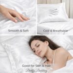 100% Silk Satin Duvet with Fitted Set 4 Pcs Silk Fitted Sheet 15" Deep Pocket Si... - Image 4