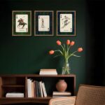 Framed Vintage Poker Wall Art Set of 3, Sports Playing Cards Canvas Prints, Polo... - Image 8