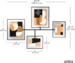 Umbra Flute Wall Gallery Frame – Modern Black Multi-Photo Display for 2 (8x10) &... - Image 4