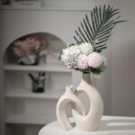 Liotww Extra Large Hollow Nordic Modern Ceramic Vases Set of 2, Milky White Aest... - Image 3